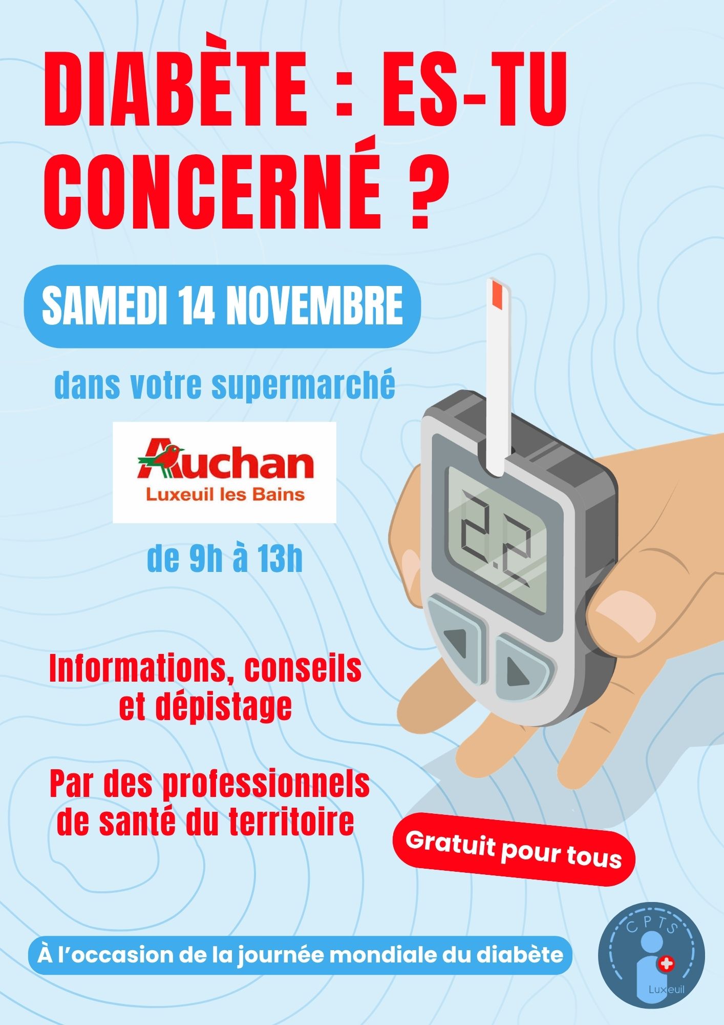 Journée Diabète du 14 novembre 2026